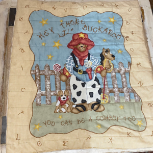 Cowboy Baby Blanket